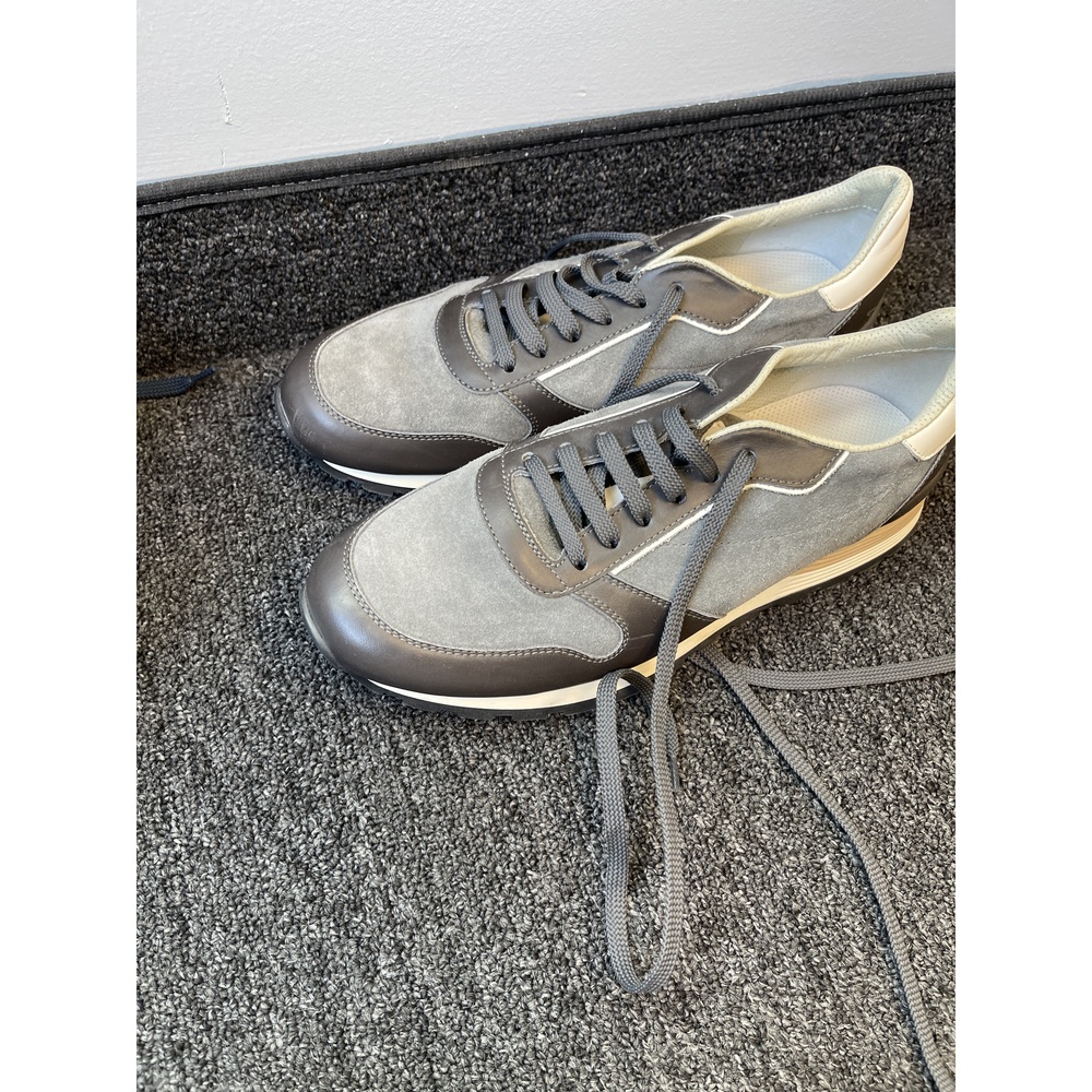 Gray and black sneakers Brunello Cucinelli